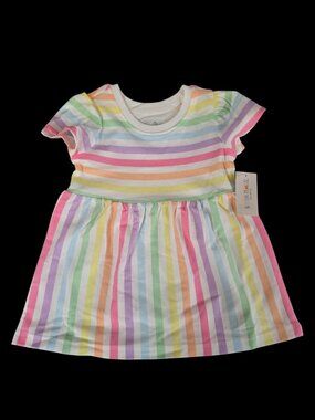 NWT Infant Girl Rainbow Print Skater Dress Size 3-6M- NWT - Summer Dress
